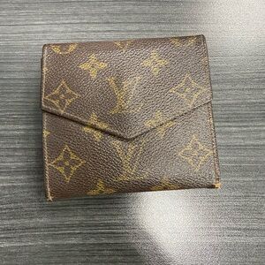 Louis Vuitton Brown Vintage Elisa Monogram Wallet date code:852 with Auth Cert.